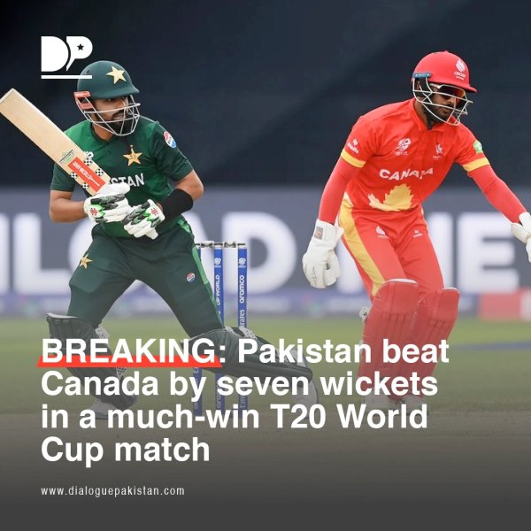 Pakistan comfortability defeated Canada by seven wickets ...