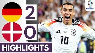 ⚫Germany vs Denmark (2-0) Extended HIGHLIGHTS || EURO 2024 Round of 16!
