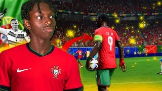 I REPLACED RONALDO IN THE EUROS?!?! - EAFC 24 EURO 2024 LEAD YOUR NATION (PLAYER CAREER MODE SERIES)