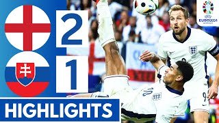EXTRA-TIME! ⚪England vs Slovakia (2-1) Extended HIGHLIGHTS || EURO 2024!