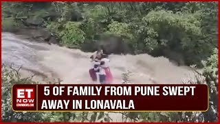 Maharashtra: Five Feared Drowned At Waterfall Near Bhushi Dam In Lonavala | Breaking News