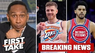 Stephen A. BREAKING: Thunder signs Isaiah Hartenstein; Tobias Harris lands with Pistons | FIRST TAKE