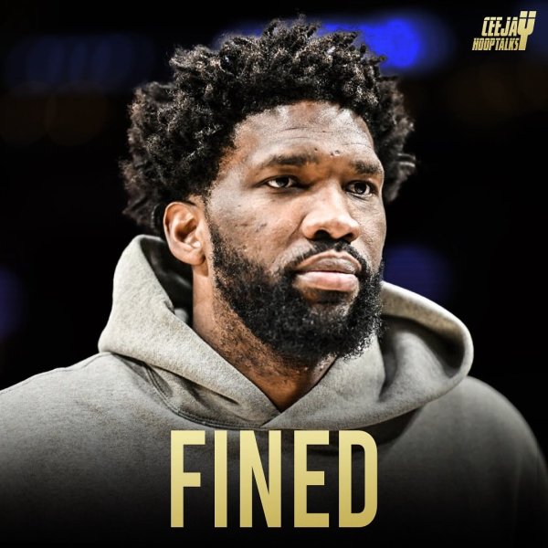 The NBA has fined the Philadelphia 76ers $75,000 for viol...