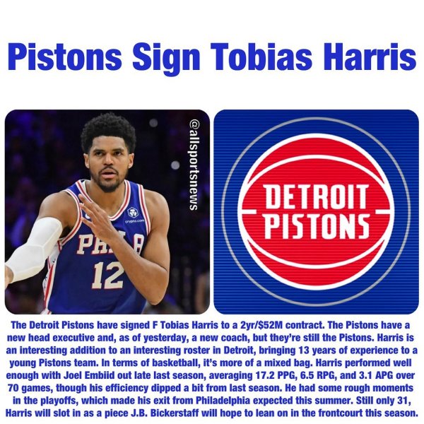 #TobiasHarris #DetroitPistons #Pistons #Detroit #NBA #Bas...