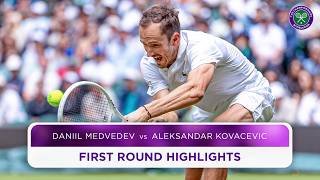 Dominance from Daniil | Daniil Medvedev vs Aleksandar Kovacevic | Highlights | Wimbledon 2024