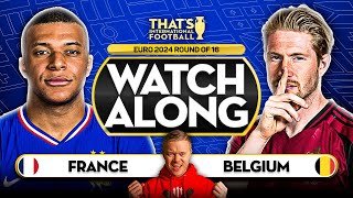 FRANCE vs BELGIUM! LIVE EURO 2024 with Mark GOLDBRIDGE LIVE