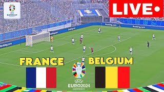 🔴LIVE: FRANCE vs BELGIUM I EURO 2024 I KNOCKOUT STAGE I LIVE FOOTBALL I eFootball Pes 21 Gameplay