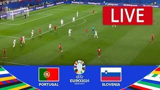 🛑Прямой Эфир ЕВРО 2024: Португалия - Словения. Portugal v Slovenia LIVE | UEFA EURO 2024 LIVE