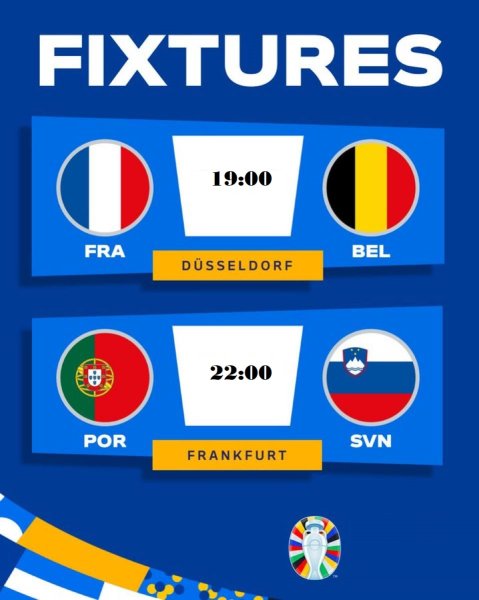 ⚽️ EURO 2024 MATCHDAY 🏆

19:00 | France 🇫🇷 vs. Belgium 🇧🇪...