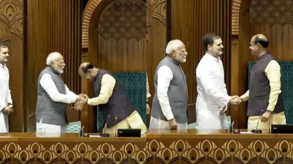 ‘You bowed to PM Modi’: Rahul Gandhi on Speaker's gesture; Om Birla responds