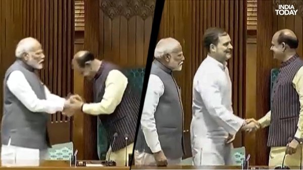 'You must not bow...': Rahul Gandhi reacts on LS speaker Om Birla's gesture to PM Modi