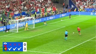 Portugal vs Slovenia (3-0) Full Penalty-Shootout! EURO 2024
