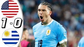 USA vs Uruguay 1-0 Resumen y Goles 2024