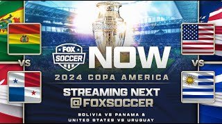 USA vs Uruguay & Bolivia vs Panama Halftime Show | FOX Soccer NOW