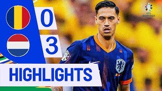 Romania vs Netherlands 0-3 EXTENDED HIGHLIGHTS | EURO 2024