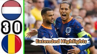 Romania vs Netherlands 3-0 | All Goals & Extеndеd Hіghlіghts Full Match