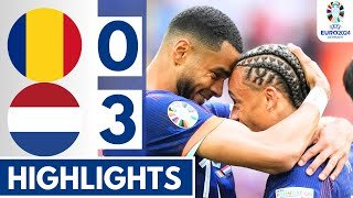 🟠Romania vs Netherlands (0-3) Extended HIGHLIGHTS || EURO 2024 Round of 16!