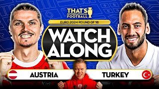 AUSTRIA vs TURKEY! LIVE EURO 2024 with Mark GOLDBRIDGE LIVE