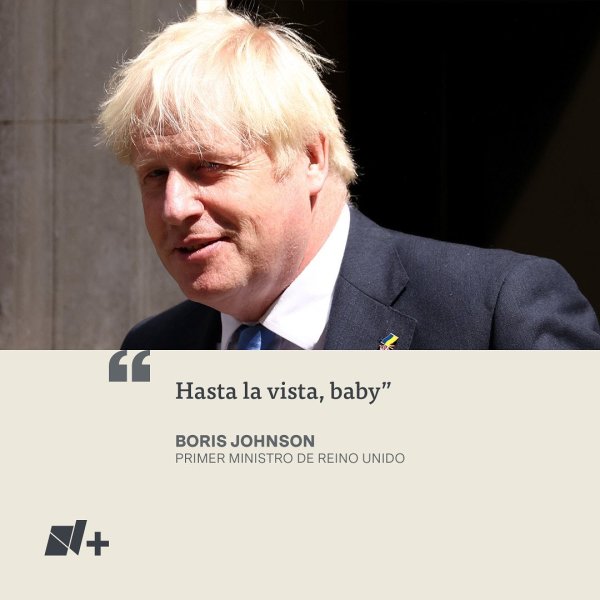 El primer Ministro de Reino Unido, Boris Johnson, se desp...