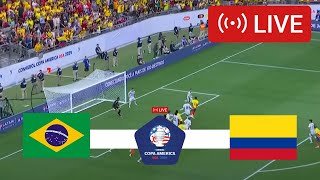 🔴[LIVE] Brazil vs Colombia | Copa America 2024 | Match LIVE Today!