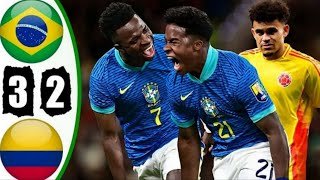 Brazil vs Colombia 3- 2 Highlights & All Goals  2024