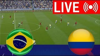 🔴Brazil vs Colombia LIVE | Copa America 2024 | Match Live Now TODAY game simulation and recreation
