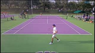 Eliot Spizzirri ( Texas )  Vs  Jake Fearnley ( TCU )  Highlights Final Set -  ITA Tennis 03/2024