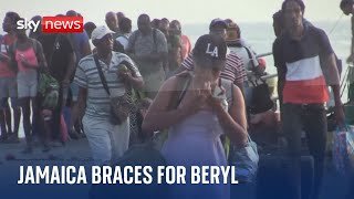 Jamaica braces as deadly Hurricane Beryl heads towards Caribbean country