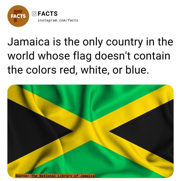 🇯🇲 The flag of Jamaica was adopted on 6 August 1962 (Jama...