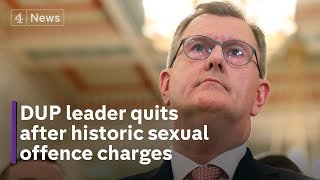 Jeffrey Donaldson resigns as DUP leader after historic sexual offence charges