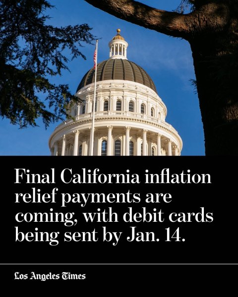 If you still have not received your California inflation ...