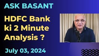 HDFC Bank ki 2 Minute Analysis ?