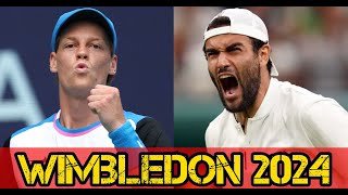 Matteo Berrettini vs Jannik Sinner .. Match Highlights .. R2 .. Wimbledon 2024