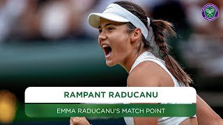 Emma Raducanu | Winning moment | Second round | Wimbledon 2024