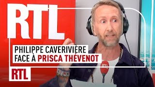 Philippe Caverivière face à Prisca Thevenot, porte-parole de Renaissance