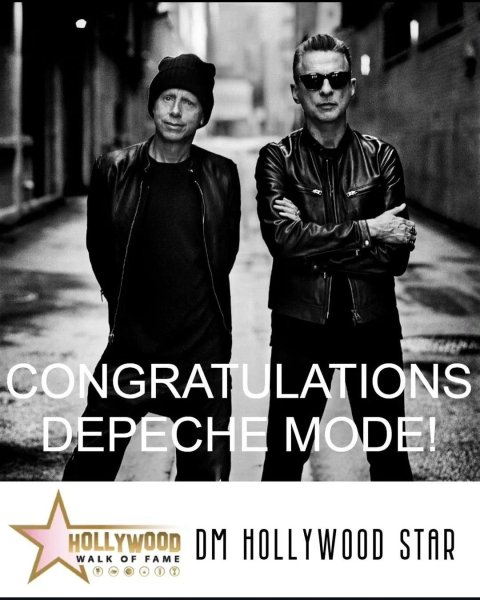 Depeche Mode is getting their star on Hollywood Walk of F...