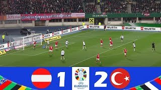 Austria vs Turkey 1-2 | 2024 Euro | Match Highlights