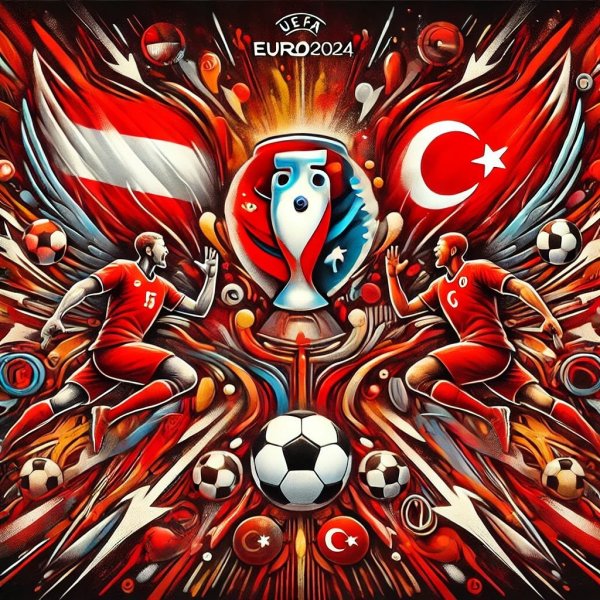 Austria takes on Turkey in the Round of 16 at UEFA Euro 2...