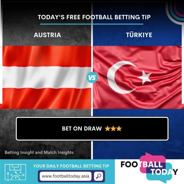 Today's EURO 2024 Betting Tip

Game: Austria vs Türkiye 
...