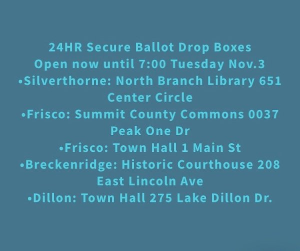 Do you know where to drop your ballot? If you haven’t dro...