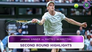 Italians go head-to-head in epic | Jannik Sinner vs Matteo Berrettini | Highlights | Wimbledon 2024