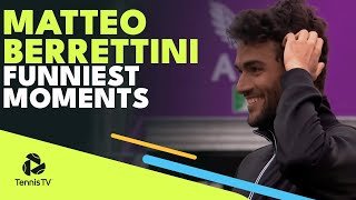 Matteo Berrettini: Funniest & Cutest Moments 😆