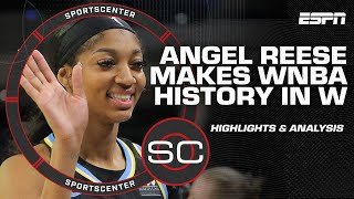 Angel Reese ties Candace Parker's WNBA RECORD 12 consecutive double-doubles 🔥 | SportsCenter