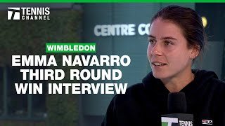Emma Navarro Staying Mentally Strong | 2024 Wimbledon Third Round
