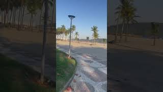 Пляж города Сантос Бразилия