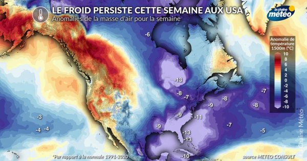 Grands froids aux États-Unis : pourquoi cela persiste, et jusqu’à quand ? - Actualités La Chaîne Météo