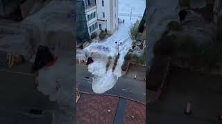 Утро в Сочи Шторм Века  Имеретинская Набережная.Море зашло на чай #шторм #сочи