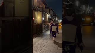 舞妓さんが芸妓さんに挨拶する #京都 #舞妓