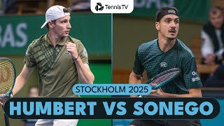 Ugo Humbert vs Lorenzo Sonego Entertaining Match! | Stockholm 2025 Highlights