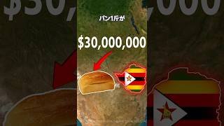 ジンバブエの経済が最悪だと言われる理由・・・!!#shorts